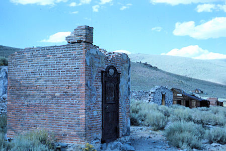 Bank Vault and Jail in Bodie State Historic Park - 8-25-62