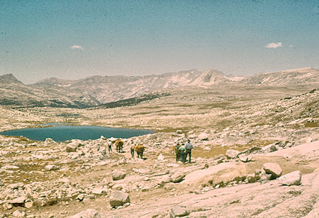 Summit Lake, Humphrey Basin, Piute Canyon - John Muir Wilderness 14 Aug 1960