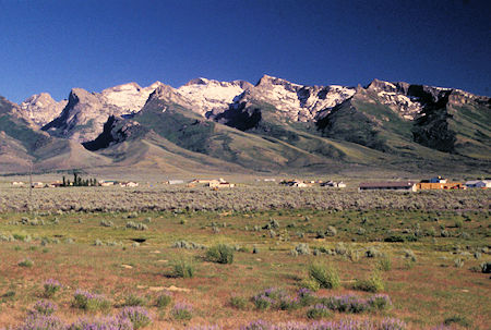 Ruby Mountains from SR 227 near Lamoille, Nevada