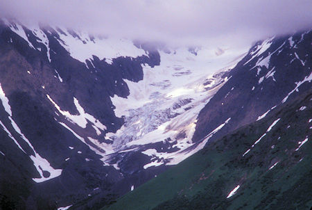 Glacier along Alyeska Highway, Alaska