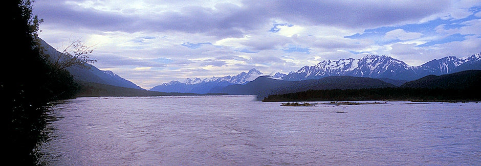 Chilkat River north of Haines, Alaska