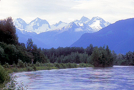 Chilkat River north of Haines, Alaska