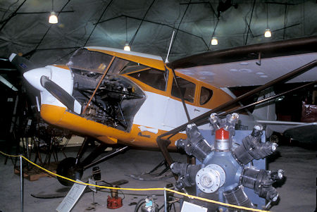 Fairchield F-24J aircraft, Alaskaland Air Museum, Fairbanks, Alaska