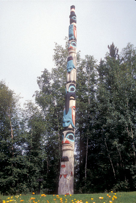 Totem Pole, University of Alaska Museum of the North, Fairbanks, Alaska