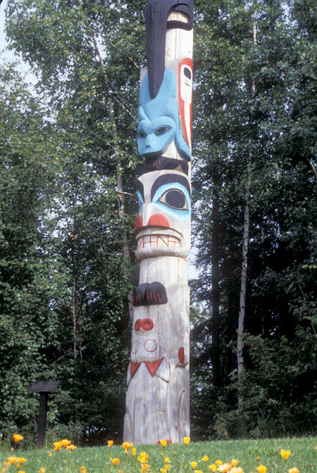 Totem Pole, University of Alaska Museum of the North, Fairbanks, Alaska