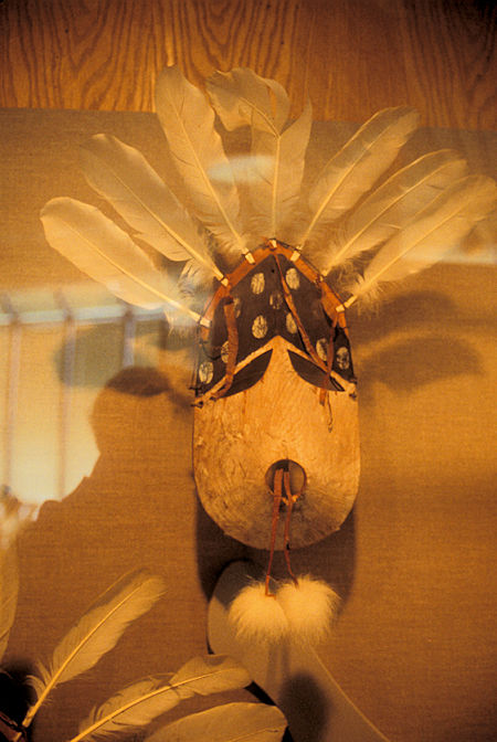 Eququat Mask exhibit, University of Alaska Museum of the North, Fairbanks, Alaska