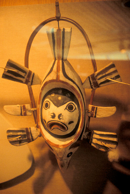 Vauoyarvaq Kegginagug Mask exibit, University of Alaska Museum of the North, Fairbanks, Alaska
