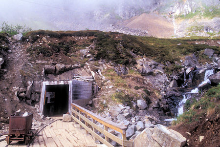 'Water Tunnel' mine portal, Independence Mine Historical Park, Alaska