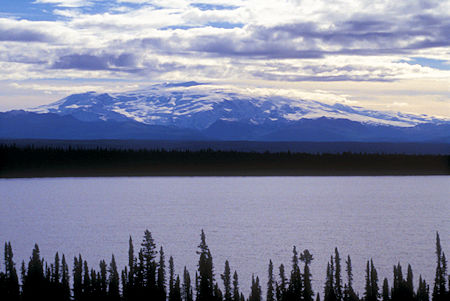 Wrangell Mountains from Willow Lake