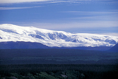 View Wrangell Mountains over Copper River