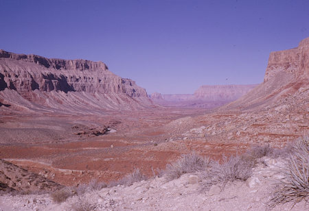 Hualpai Canyon to Havasu Canyon - Havasupai Indian Reservation - Dec 1962