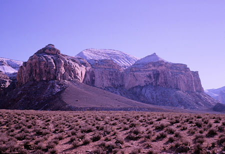 Scene in Hualpai Canyon - Havasupai Indian Reservation - Dec 1962