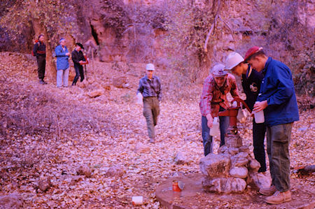 Water well at camp - Grand Canyon National Park - Dec 1962