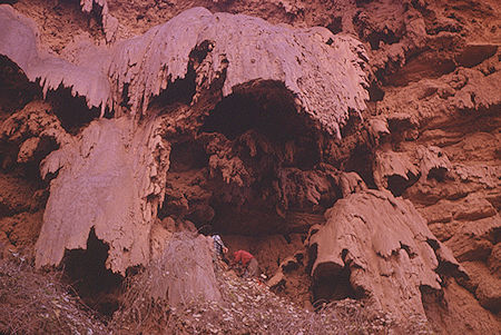 Travertine at Mooney Falls - Grand Canyon National Park - Dec 1962 (part of Havasupai Indian Reservation as of 1975)