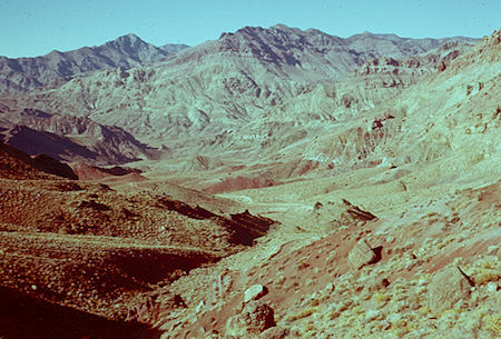 View northwest from Red Pass - Death Valley - Jan 1959