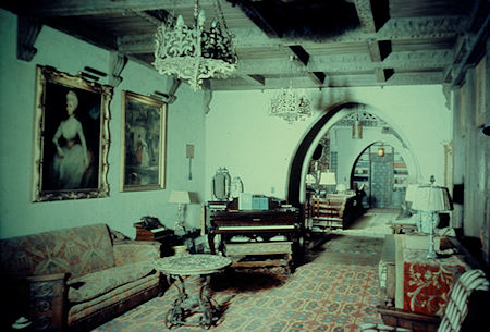 Downstairs music room, Scotty's Castle - Death Valley