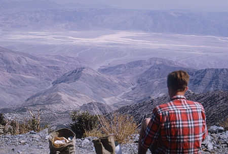 Death Valley from Telescope Peak, Steve Henderson - Death Valley National Park - Oct 1968