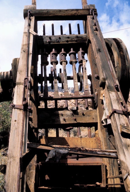 Five stamp mill