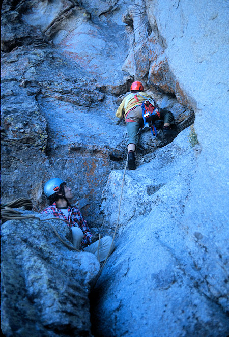 Rock Climbing in Papoose Flat - November 20, 1976