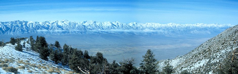 Sierra Nevada panorama from Mount Inyo