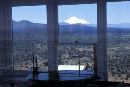 Schonchin Butte Lookout - view toward Mt. Shasta, Lava Beds National Monument
