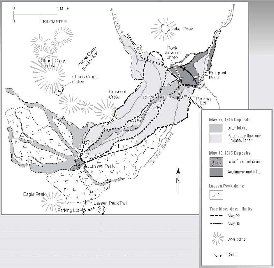 Map showing the 'Devastated Area'