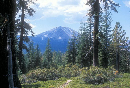 Lassen Peak from the trail