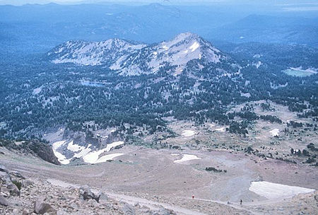 Warner Valley from Lassen Peak trail