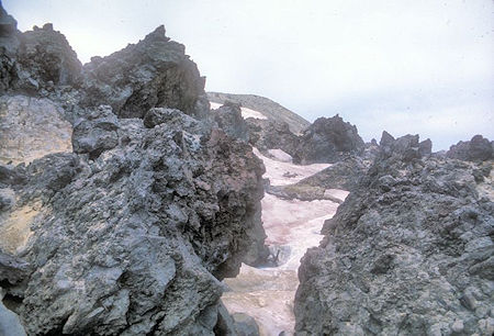 Among Lassen Peak craggy top