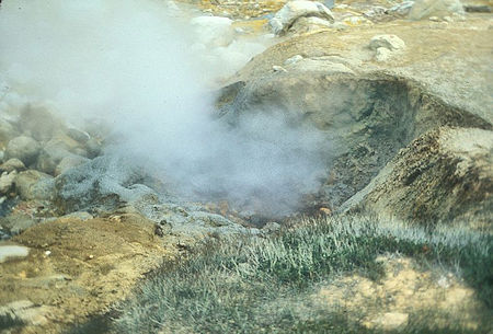 Steam vent at Bumpass Hell