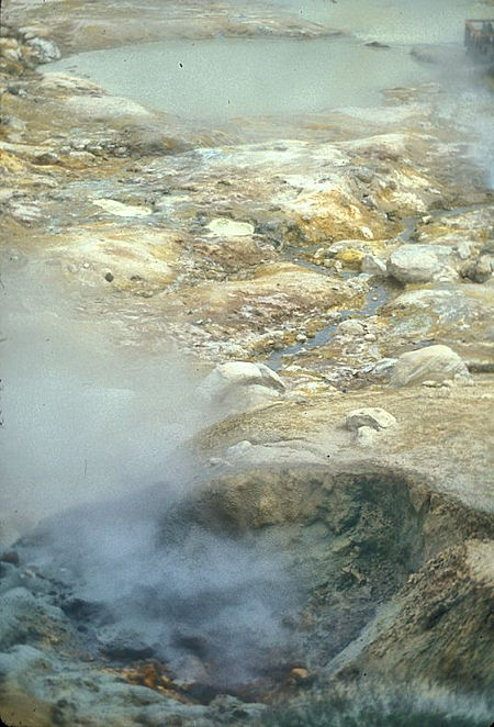 Steam vent at Bumpass Hell