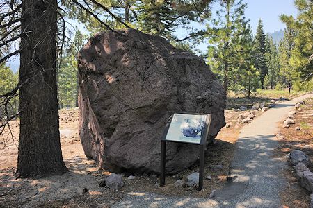 Old Giant - lava rock -- red dacite -- formed 27,000 years ago