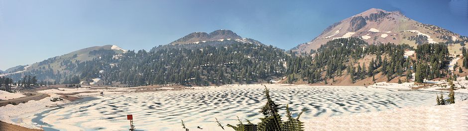 Lake Helen and Lassen Peak