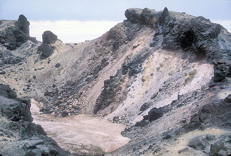 Crater on Lassen Peak