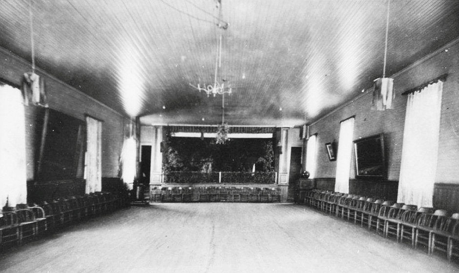 What the Miners Union Hall looked like before Ella Cain started the Bodie Museum