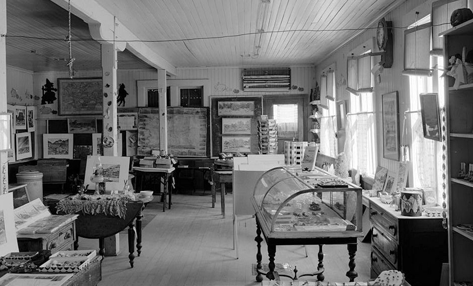 Inside the Bodie School House 1962