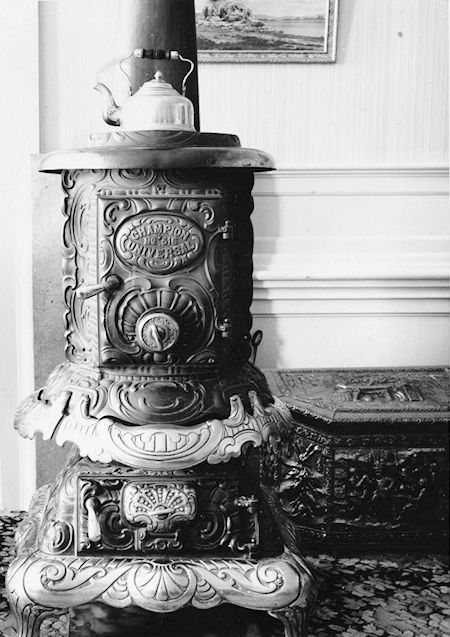 Stove in Miner's Union Hall