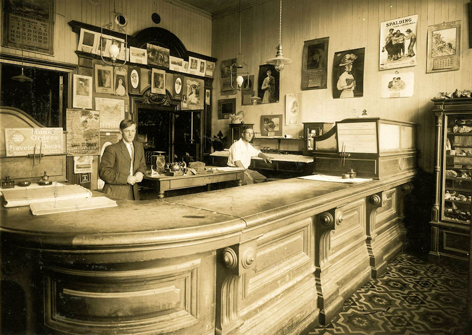 Inside the Bodie Bank 1913