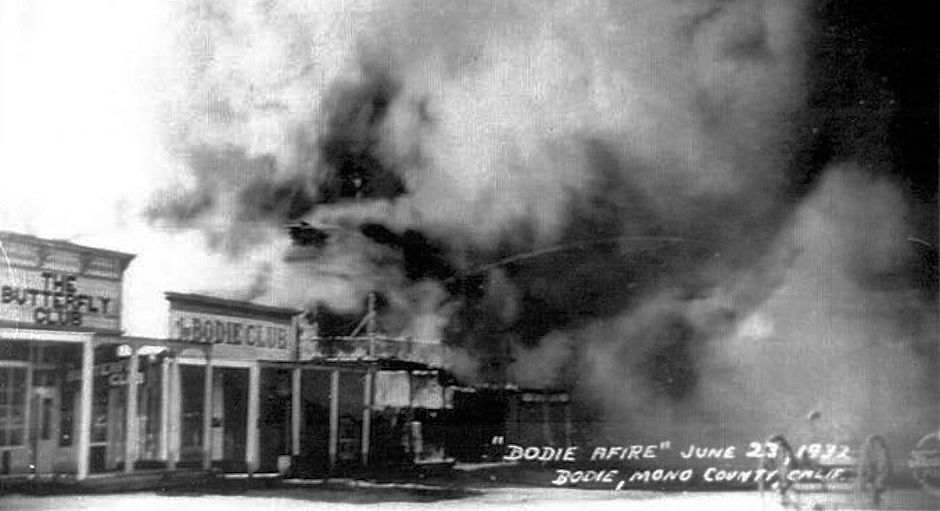 Bodie on fire - June 23, 1932