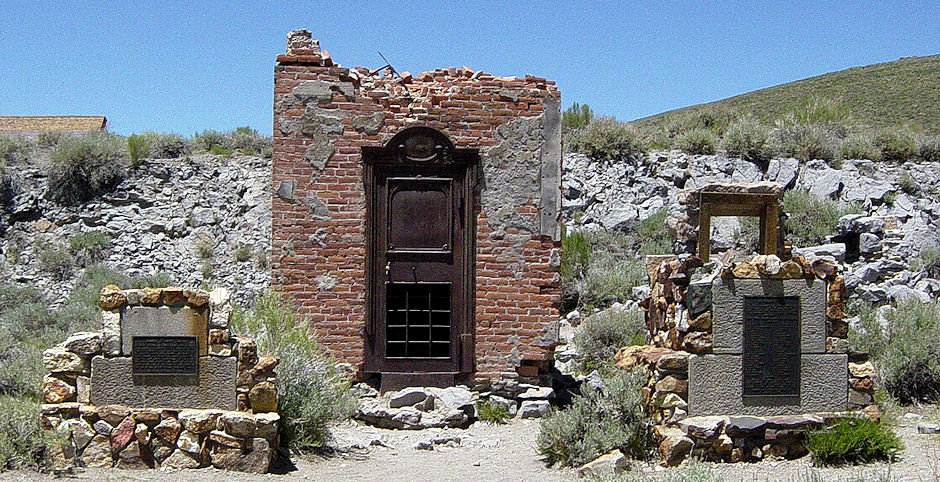 Bodie Bank vault remains