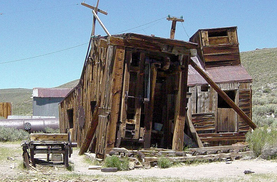 Remains of sawmill in Bodie