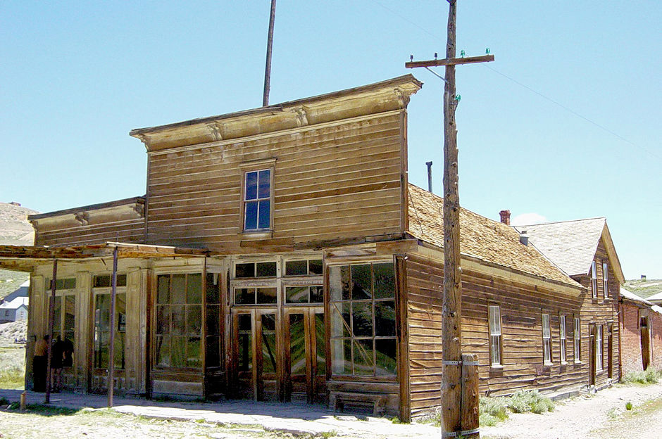 Land Office, Power Company Office, Bodie Store, Wheaton and Hollis Hotel