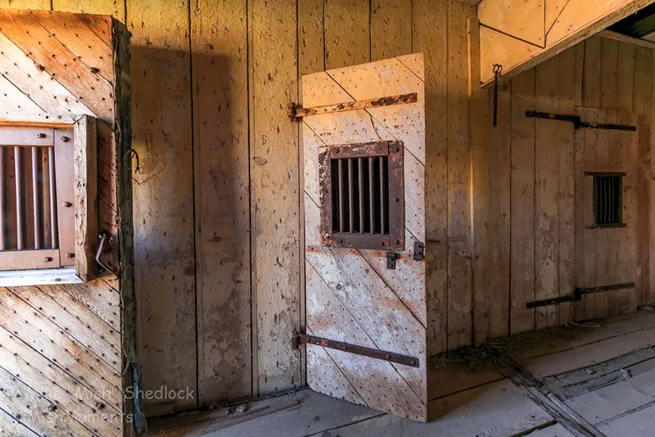 Cell doors in Bodie Jail
