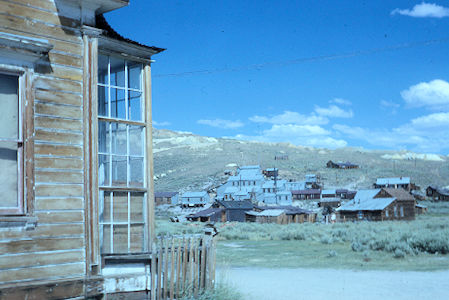 Joseph Stuart Cain house and Standard Mill  in Bodie State Historic Park - 8-25-62