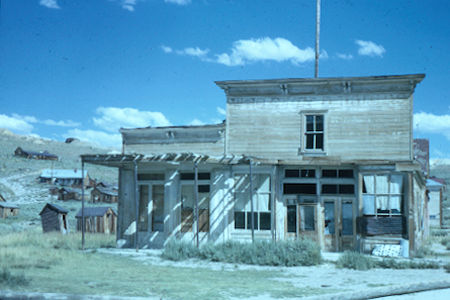 Wheaton and Hollis Hotel and Bodie Store in Bodie State Historic Park - 8-25-62