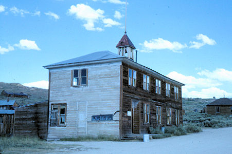 School House in Bodie State Historic Park - 8-25-62