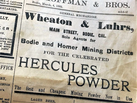 Wheaton & Luhrs newspaper ad