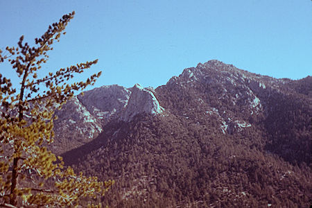 Lily Rock and Tahquitz Peak from Deer Springs Trail 12-30-60