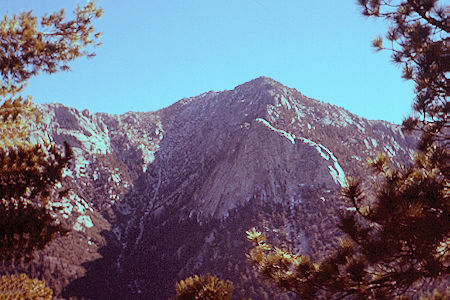 Lilly Rock and Tahquitz Peak from Suicide Rock - 12-30-60