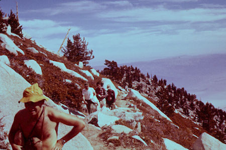 On the trail to top of San Jacinto Peak - 10-25-59